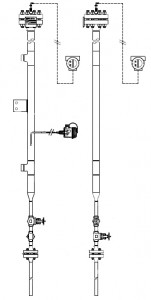 Skin temperature measurement on a radar bridle chamber