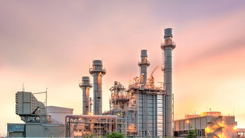 Power Plant at Dusk